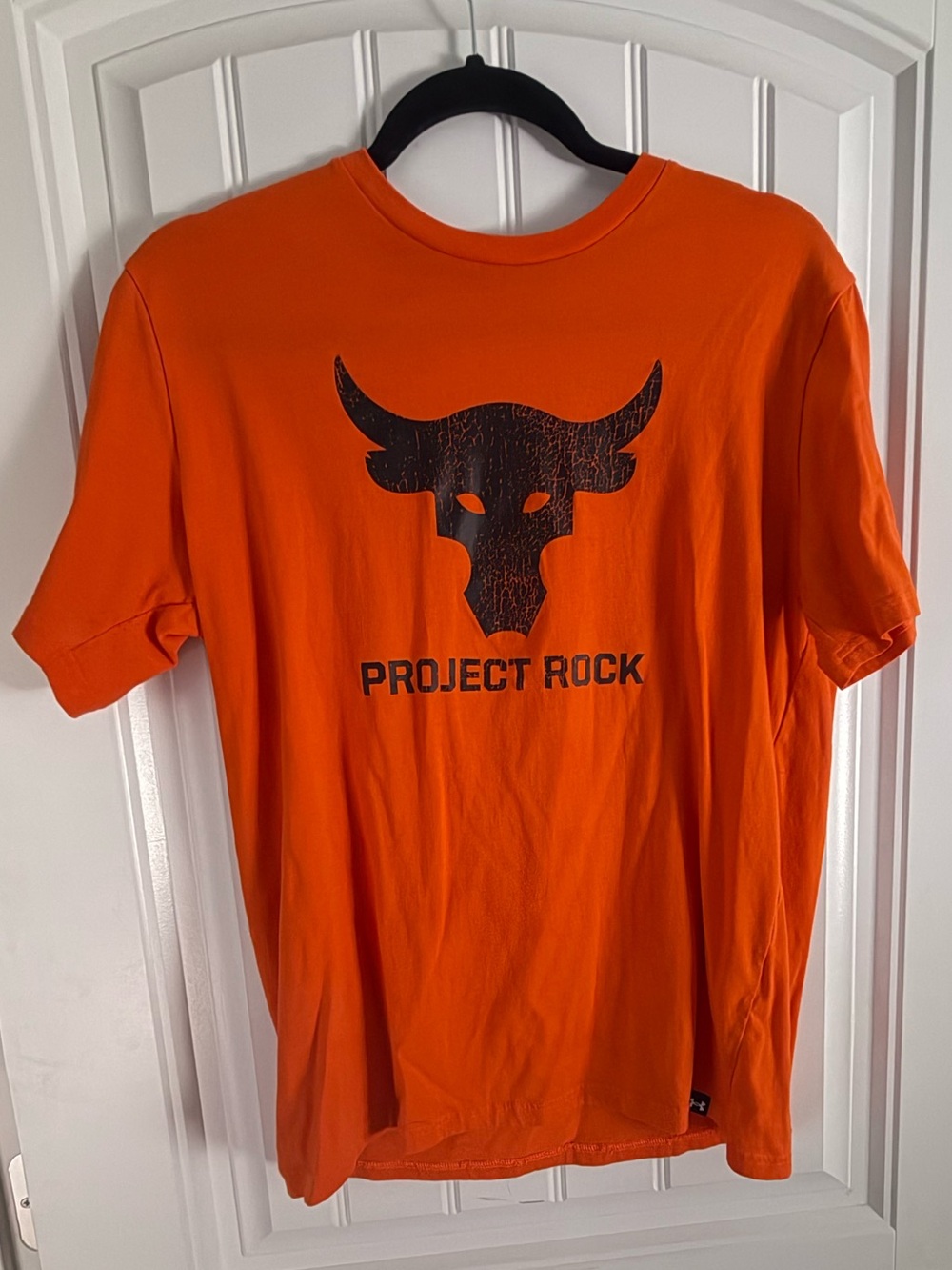 Project Rock Orange T-Shirt With Logo
